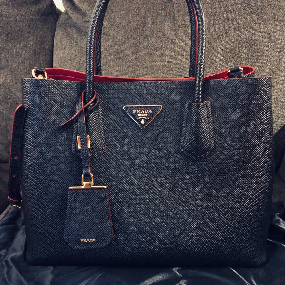 Prada Saffiano Bag Black